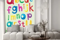 Fototapeta: Wzór czcionki z alfabet angielski
