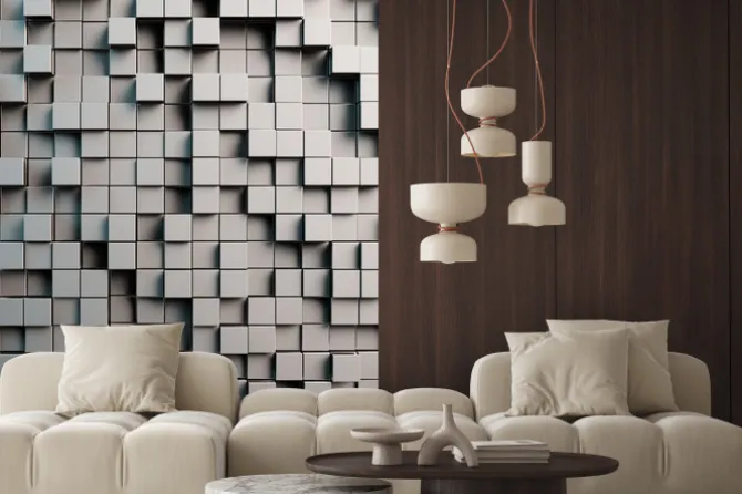 Fototapeta: Wzór 3d z sześcianów