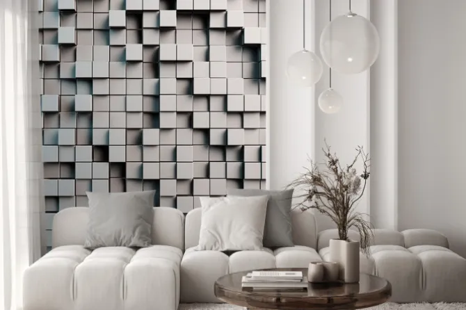 Fototapeta: Wzór 3d z sześcianów