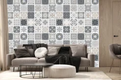 Fototapeta: Wzór imitacji mozaikowych płytek
