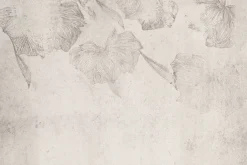 Fototapeta: Wzór kwiatów na betonowej ścianie