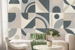 Fototapeta: Wzór z geometrycznymi kształtami