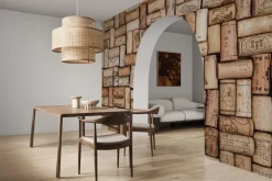 Fototapeta: Wzór z korkami od wina