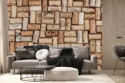 Fototapeta: Wzór z korkami od wina