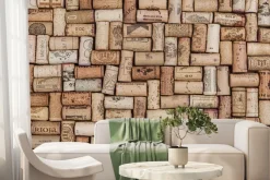 Fototapeta: Wzór z korkami od wina