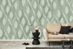 Fototapeta: Wzór z łukowymi liniam