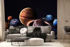 Fototapeta: Wzrost jakości pojedyncze planety układu słonecznego. elementy