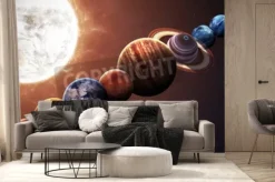 Fototapeta: Wzrost jakości planet układu słonecznego. elementy tego zdjęcia