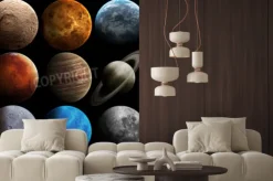 Fototapeta: Wzrost jakości planet układu słonecznego.