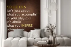 Fototapeta: Życie cytat. inspiracja motywacja cytat na brązowym tle grunge.