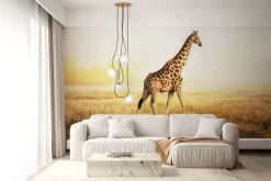 Fototapeta: Żyrafa na słonecznym safari