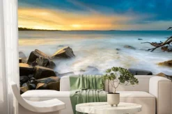 Fototapeta: Zachód słońca na plaży