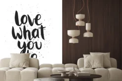 Fototapeta: Zacytować. kocham to co robisz.