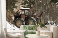 Fototapeta: Zalogowaniu przy użyciu samochodów ciągnących