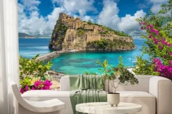 Fototapeta: Zamek aragoński we włoszech