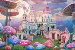 Fototapeta: Zamek księżniczki w bajkowej krainie