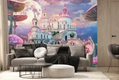 Fototapeta: Zamek księżniczki w bajkowej krainie
