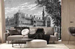 Fototapeta: Zamek w saint-germain-en-laye w stylu vintage