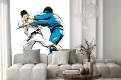 Fototapeta: Zawodnicy judo podczas walki