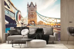 Fototapeta: Zdjęcie z tower bridge w londynie