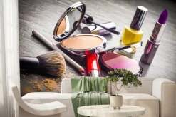 Fototapeta: Zestaw kosmetyków do makijażu