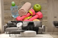 Fototapeta: Zestaw na siłownię