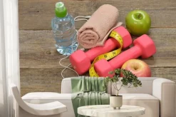 Fototapeta: Zestaw na siłownię