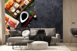 Fototapeta: Zestaw sushi i maki