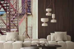 Fototapeta: Zewnętrzne schody strażackie na produkcji budynku