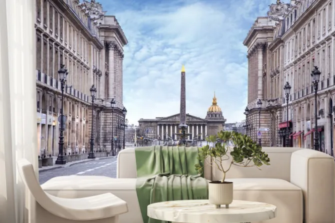 Fototapeta: Zgromadzenie narodowe i place de la concorde