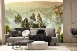 Fototapeta: Zhangjiajie falezy góra przy wulingyuan hunan chiny