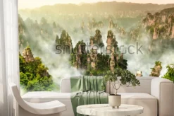 Fototapeta: Zhangjiajie falezy góra przy wulingyuan hunan chiny