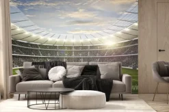 Fototapeta: Zielona murawa na stadionie