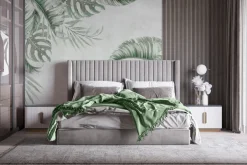 Fototapeta: Zielone liście palm i monstery