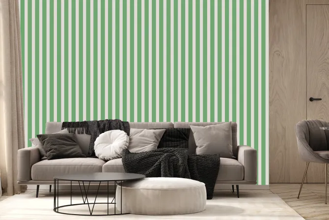 Fototapeta: Zielone paski na białym tle