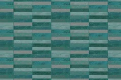 Fototapeta: Zielone płytki w kształcie prostokąta