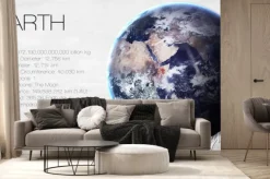 Fototapeta: Ziemia - wysoka rozdzielczość infografika przedstawia jeden z