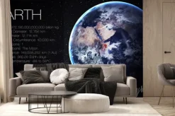 Fototapeta: Ziemia - wysoka rozdzielczość infografika przedstawia jeden z