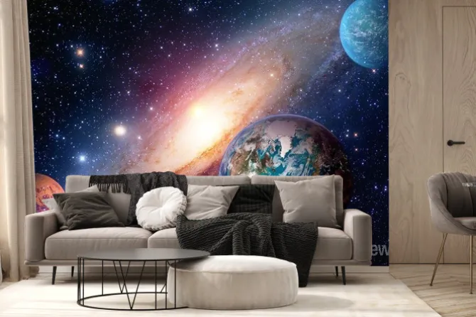 Fototapeta: Ziemia mars i inne planety w kosmosie