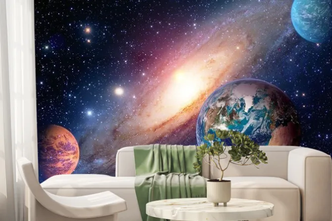 Fototapeta: Ziemia mars i inne planety w kosmosie