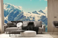 Fototapeta: Zimowa panorama górska