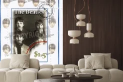 Fototapeta: Znaczek z grupy the beatles