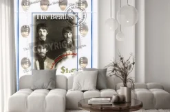 Fototapeta: Znaczek z grupy the beatles