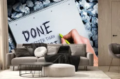 Fototapeta: Zrobione jest lepsze niż idealne