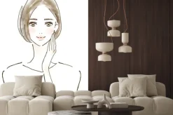 Naklejka: 女性 イラスト 幸せ 美容 健康的 スキンケア 美魔女