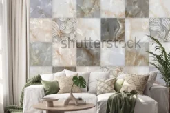 Naklejka: Abstract kamień marmurowy wzór