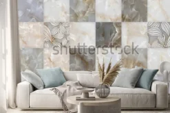 Naklejka: Abstract kamień marmurowy wzór