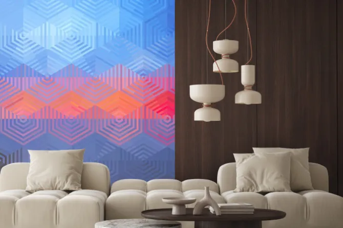 Naklejka: Abstract tło geometryczne