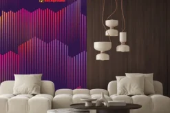 Naklejka: Abstrakcjonistyczna kolorowa muzyczna ilustracja. eps10 ilustracji