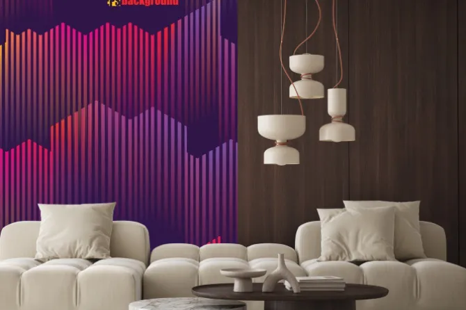 Naklejka: Abstrakcjonistyczna kolorowa muzyczna ilustracja. eps10 ilustracji